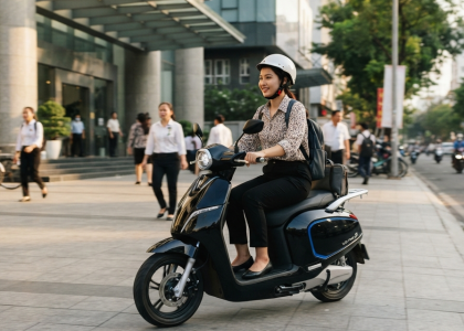 Xe máy điện có phù hợp với người đi làm hằng ngày không?